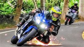  彰化139線道，競速，壓彎，狂飆，越南籍男子，摔車撞路樹亡(圖／翻攝畫面)