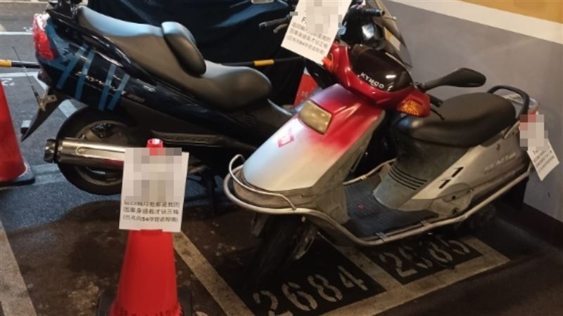 機車佔3車格　車主曝原因：正義魔人太多