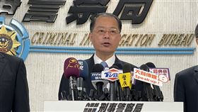 警政署長黃明昭巡視掃黑專案成果。（圖／記者李依璇攝影）