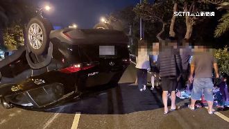 墾丁飯店停車場出口車禍　兩車撞擊8人傷