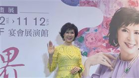 白嘉莉出席畫展記者會（圖／記者鍾智凱攝）