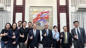 ▲籃協、3聯盟代表拜會高檢署張斗輝檢察長。（圖／中華民國籃球協會提供）