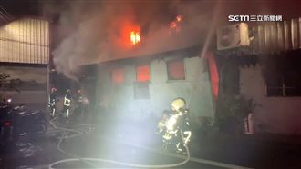 民宅深夜惡火老夫妻疑受困　2樓尋獲1焦屍