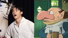 許光漢替《蒼鷺與少年》的蒼鷺配音。（圖／甲上娛樂提供）