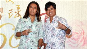 動力火車出席「當那一首歌響起」瓊瑤創作60周年演唱會 記者會。（圖/記者邱榮吉攝影）