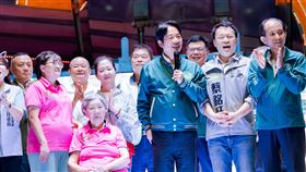 賴清德今（3）日出席「2024賴清德南投競選總部埔里鎮聯合競選服務處競選大會」。（圖／賴辦提供）