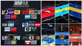 ▲NBA本季推出新賽制季中錦標賽，東西區球隊重新分組。（圖／翻攝自NBA推特）