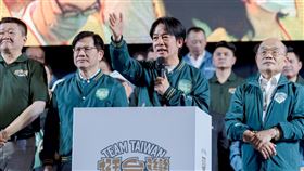 賴清德新北競總成立、蔡英文、蘇貞昌、游錫堃、林佳龍（圖／賴清德競辦提供）