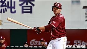 ▲台灣大賽34年，樂天桃猿朱育賢打回追平分。（圖／記者劉彥池攝影）