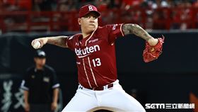 ▲台灣大賽首戰，樂天桃猿投手陳鴻文11局下登板無失分。（圖／記者劉彥池攝影）