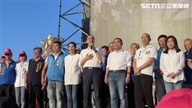 ▲朱立倫出席侯友宜總統暨立委孔文吉、馬文君、游灝 聯合競選總部成立大會（圖／國民黨提供）