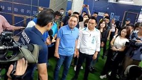 ▲侯友宜出席「侯友宜來改變-體育政策發布」及受訪