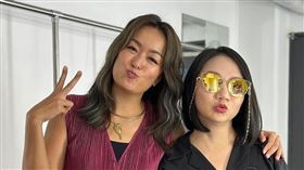 陶晶瑩（右）日前朝聖凱莉專場（圖／翻攝自IG）