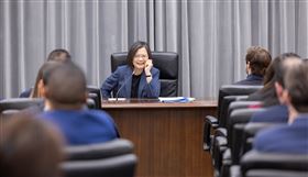 蔡英文總統今（7）日接見華府智庫「大西洋理事會」千禧年領袖計畫訪團。（圖／總統府提供)