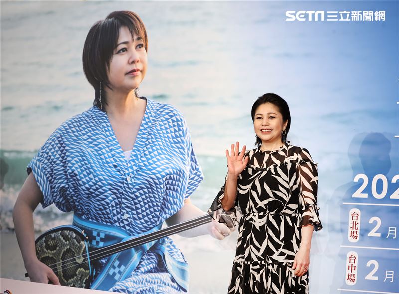 夏川里美出道25週年台北台中演唱會記者會。（圖/記者邱榮吉攝影）