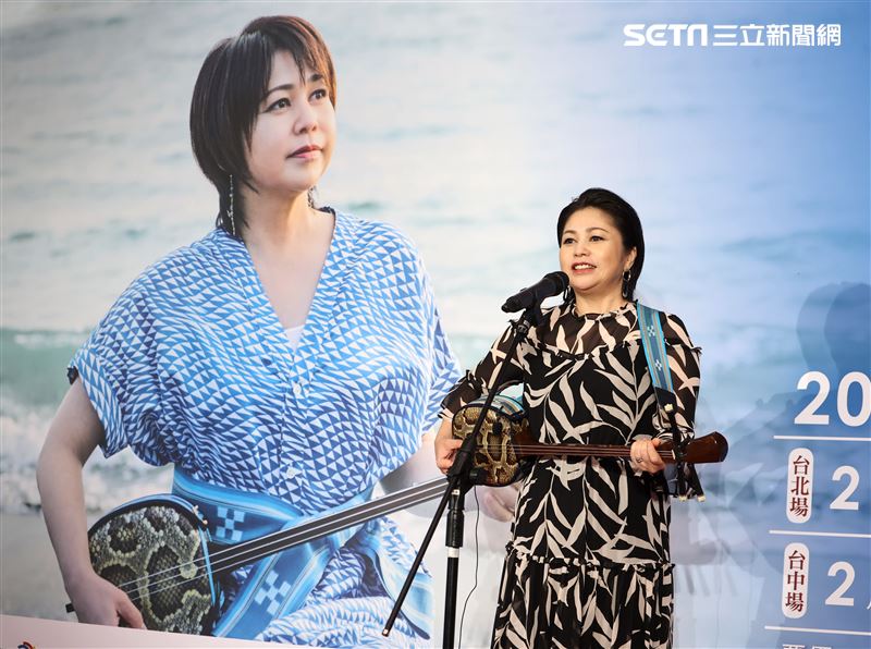 夏川里美出道25週年台北台中演唱會記者會。（圖/記者邱榮吉攝影）