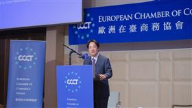 副總統賴清德今(７)日出席「歐洲商會午餐會」。（圖／總統府提供)