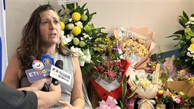 游瑪雅期盼人質獲釋以色列駐台代表游瑪雅（Maya Yaron）感謝台灣民眾，希望遭俘虜的以色列人質可以平安歸來。中央社記者黃雅詩攝  112年11月7日