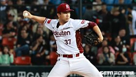 ▲台灣大賽第3戰，樂天桃猿先發投手曾仁和。（圖／記者劉彥池攝影）
