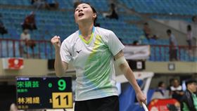 林湘緹延續全運會奪下雙金的好手感，本週在韓國大師賽直落二扳倒泰國女將猜萬晉級。（資料圖／台南全運會提供）