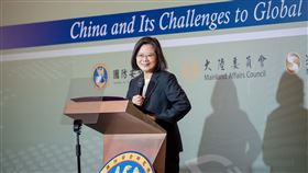蔡英文總統今（8）日上午出席「2023台北安全對話」（2023 Taipei Security Dialogue)開幕活動。（圖／總統府提供)