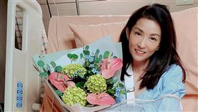 葉全真赴現在左手裹上石膏，影響生活起居（圖／鵲兒喜提供）