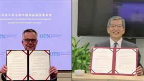 台英今（8）日簽署雙邊提升貿易夥伴關係協議。（圖／行政院提供)