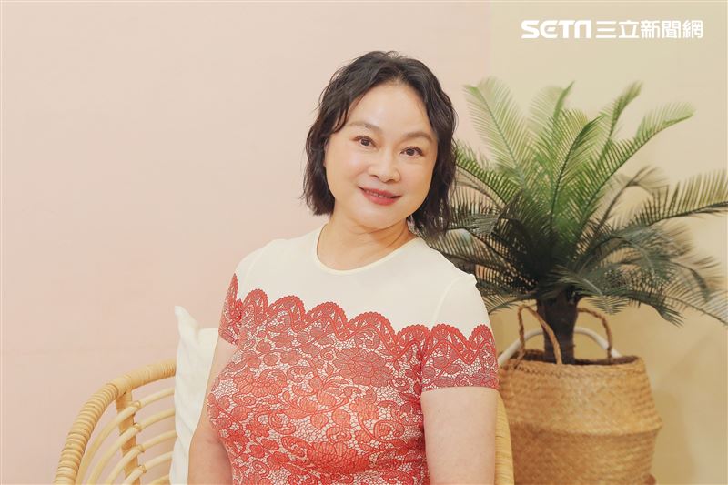 陸小芬三立新聞網專訪。（圖／記者楊澍攝影）