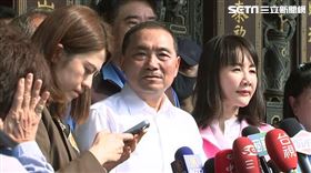 ▲侯友宜參拜溪湖福安宮暨治安政策發佈