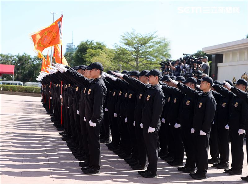 國安局安維八號成軍，242名特勤人員編組，國安局長蔡明彥主持成軍典禮（圖／記者邱榮吉攝影）