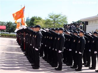 國安局安維八號成軍，242名特勤人員編組，國安局長蔡明彥主持成軍典禮（圖／記者邱榮吉攝影）