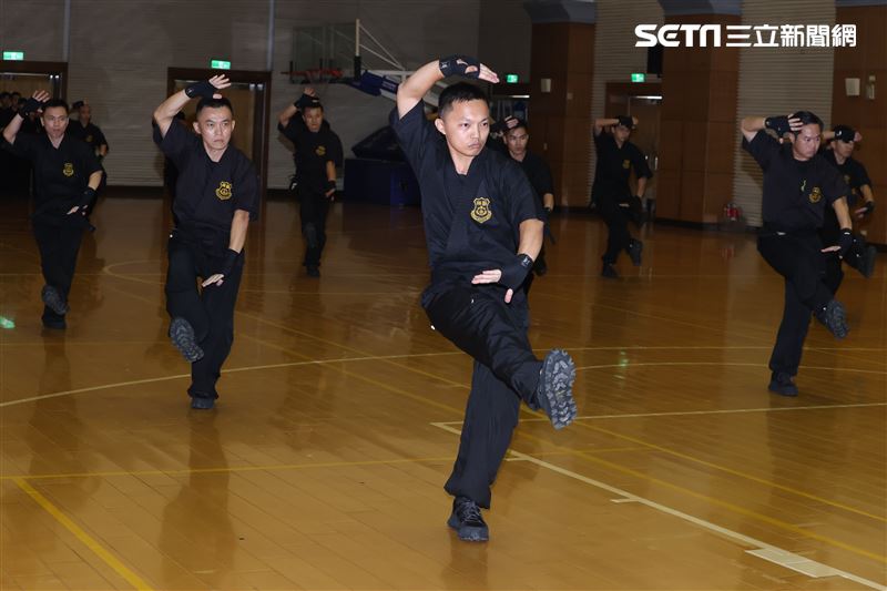 因應2024總統大選，220名特勤人員編組成軍。（記者邱榮吉/攝影）