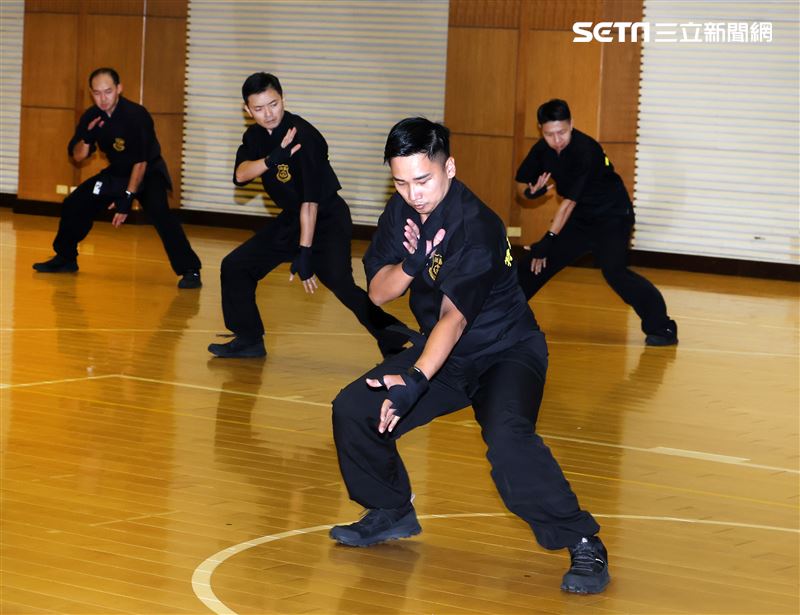 因應2024總統大選，220名特勤人員編組成軍。（記者邱榮吉/攝影）