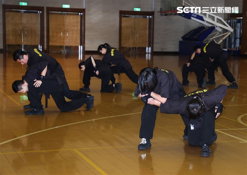 因應2024總統大選，220名特勤人員編組成軍。（記者邱榮吉/攝影）