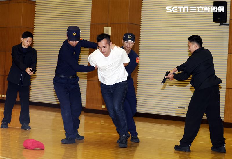 因應2024總統大選，220名特勤人員編組成軍。（記者邱榮吉/攝影）