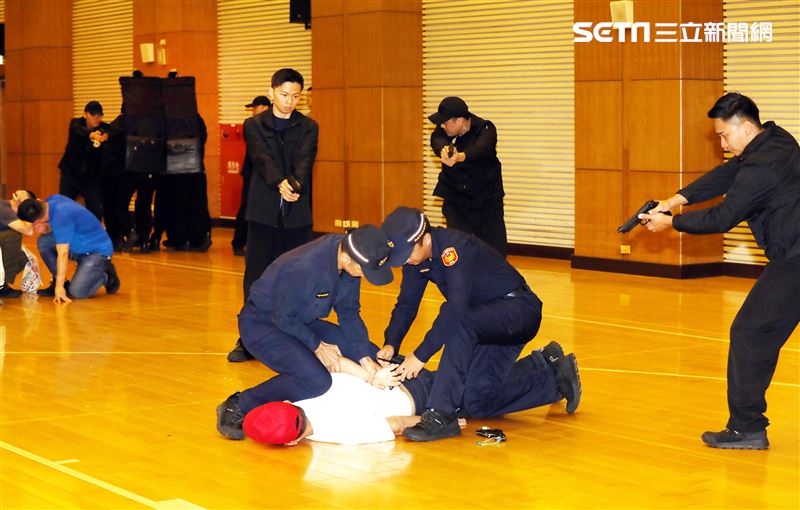 因應2024總統大選，220名特勤人員編組成軍。（記者邱榮吉/攝影）