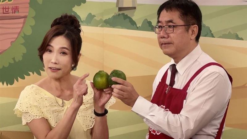 「青皮椪柑」上市！黃偉哲購物台上陣叫賣