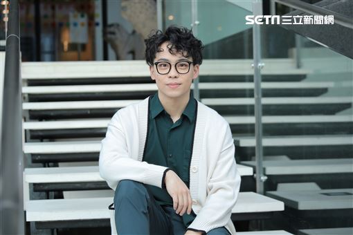 賀瓏三立新聞網專訪。（圖／記者楊澍攝影）