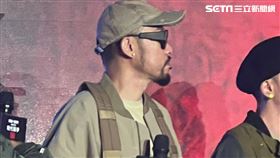 兄弟本色全體成員張震嶽、熱狗、瘦子、大淵、小春一起受邀擔任遊戲代言人。（圖／記者鄭尹翔攝影）