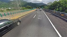 國道六號高速公路西向14K附近。（圖／翻攝Google Map）