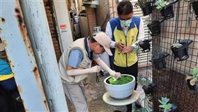 「登革熱前進應變工作隊」持續每日派員前往臺南市疫情熱區及暖區進行查核及成效評估。（圖／疾管署提供）