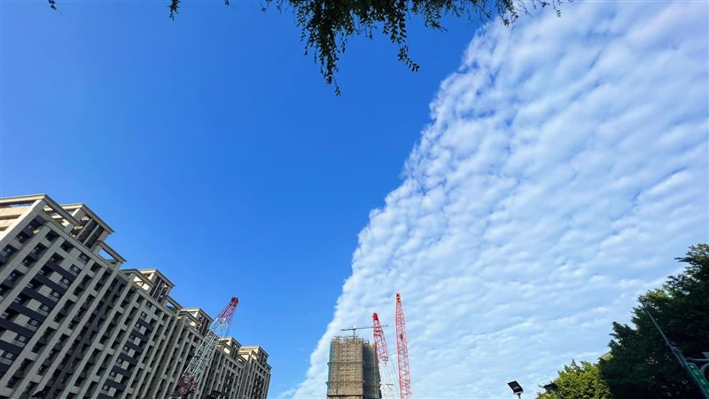 藍天、白雲選邊站　網觀天象笑：藍白難合