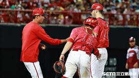 ▲台灣大賽第5戰，味全龍先發投手布里悍僅投3.2局退場。（圖／記者劉彥池攝影）