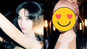 ▲(G)I-DLE田小娟，IVE Liz。（圖／翻攝自IG）