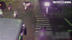 新北溫男疑用下體觸碰女乘客肩膀遭逮。（圖／翻攝畫面）