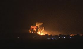 ▲圖為加薩走廊附近醫院發生爆炸。（圖／美聯社／達志影像）

