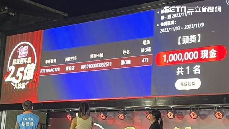 第一個百萬幸運兒　全聯消費滿千就可抽！