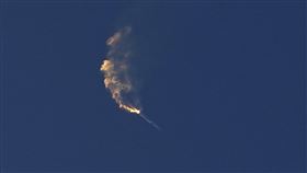 史上最強大火箭「星艦」（Starship）4月試射行動以在半空爆炸（圖／美聯社／達志影像）