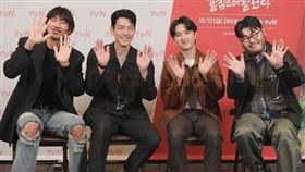 ▲《種豆得豆》李光洙、金宇彬、都敬秀（D.O.）及金基邦。（圖／iQIYI愛奇藝國際站提供）