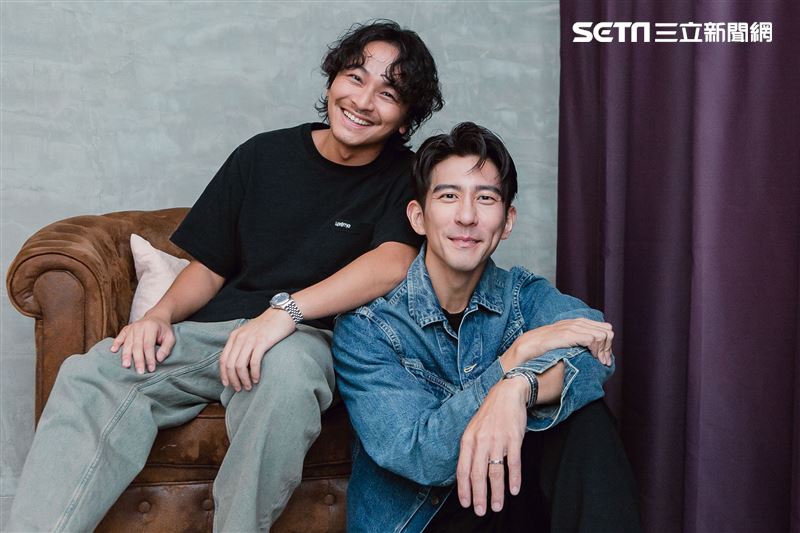 修杰楷、楊銘威《此時此刻》三立新聞網專訪。（圖／記者楊澍攝影）
